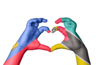 Lihtenştayn Mozambik Kalp, El hareketi kalp yapma, Kırpma Yolu