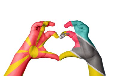 Kuzey Makedonya Mozambik Kalp, El hareketi, kalp yapma, Kırpma Yolu