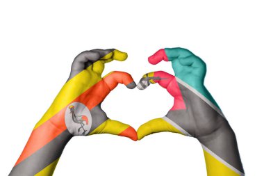 Uganda Mozambik Kalbi, El hareketi kalp yapma, Kırpma Yolu