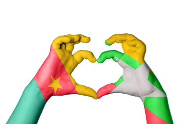 Kamerun Myanmar Kalbi, El hareketi kalp yapma, Kırpma Yolu