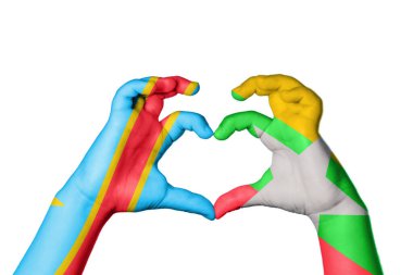 Demokratik Kongo Cumhuriyeti Myanmar Kalbi, El hareketi kalp yapma, Kırpma Yolu