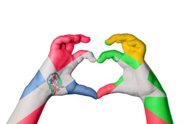 Dominik Cumhuriyeti Myanmar Kalbi, El hareketi kalp yapma, Kırpma Yolu