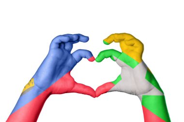 Lihtenştayn Myanmar Kalp, El hareketi kalp yapma, Kırpma Yolu