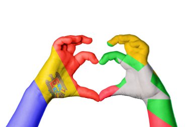 Moldova Myanmar Kalbi, El hareketi kalp yapma, Kırpma Yolu