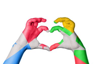 Panama Myanmar Kalbi, El hareketi kalp yapma, Kırpma Yolu