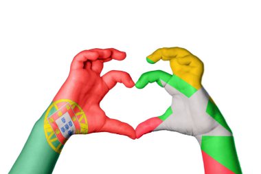 Portekiz Myanmar Kalbi, El hareketi kalp yapma, Kırpma Yolu