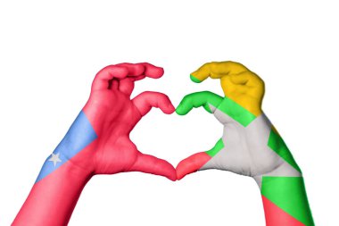 Samoa Myanmar Kalbi, El hareketi kalp yapma, Kırpma Yolu