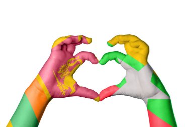 Sri Lanka Myanmar Kalbi, El hareketi kalp yapma, Kırpma Yolu