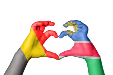 Belçika Namibya Kalbi, El hareketi kalp yapma, Kırpma Yolu