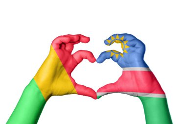 Mali Namibya Kalbi, El hareketi kalp yapma, Kırpma Yolu