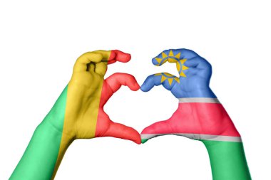 Kongo Cumhuriyeti Namibya Kalbi, El hareketi kalp yapma, Kırpma Yolu