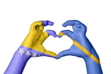 Bosna-Hersek 'in Kalbi, El hareketi, kalp yapma, Kırpma Yolu