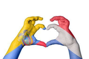 Ekvador Hollanda Kalbi, El hareketi kalp yapma, Kırpma Yolu