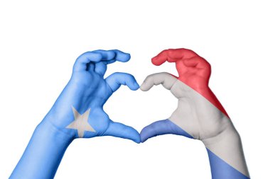 Somali Hollanda Kalbi, El hareketi kalp yapma, Kırpma Yolu