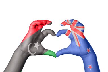 Libya Yeni Zelanda Kalbi, El hareketi kalp yapma, Kırpma Yolu