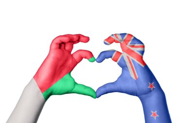 Madagaskar Yeni Zelanda Kalbi, El hareketi kalp yapmak, Kırpma Yolu