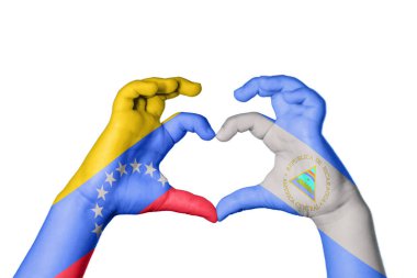 Venezuela Nikaragua Kalbi, El hareketi kalp yapma, Kırpma Yolu