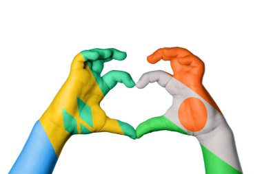 Saint Vincent ve Grenadines Nijer Kalbi, El hareketi kalp yapma, Kırpma Yolu