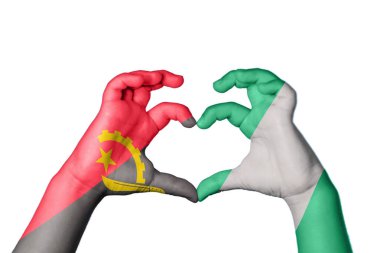 Angola Nijerya Kalbi, El hareketi kalp yapma, Kırpma Yolu