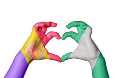 Andorra Nijerya Kalbi, El hareketi kalp yapma, Kırpma Yolu