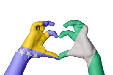 Bosna-Hersek 'in Nijerya Kalbi, El hareketi, kalp yapma, Kırpma Yolu