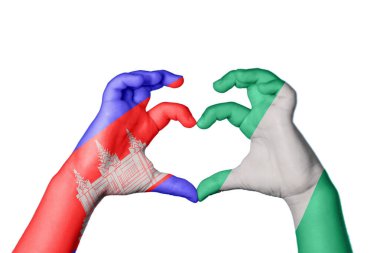 Kamboçya Nijerya Kalbi, El hareketi kalp yapmak, Kırpma Yolu