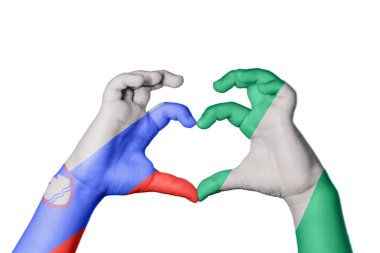 Slovenya 'nın Nijerya Kalbi, El hareketi, kalp yapma, Kırpma Yolu