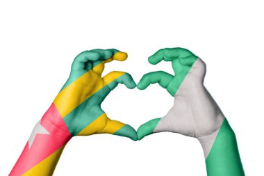 Togo Nijerya Kalbi, El hareketi kalp yapma, Kırpma Yolu