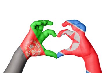 Afganistan Kuzey Kore Kalbi, El hareketi kalp yapma, Kırpma Yolu