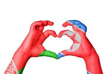 Belarus Kuzey Kore Kalbi, El hareketi kalp yapma, Kırpma Yolu