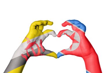 Brunei Kuzey Kore Kalbi, El hareketi kalp yapma, Kırpma Yolu