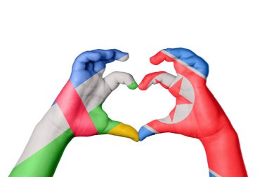 Orta Afrika Cumhuriyeti Kuzey Kore Kalbi, El hareketi kalp yapma, Kırpma Yolu