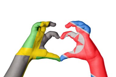 Jamaika Kuzey Kore Kalbi, El hareketi kalp yapma, Kırpma Yolu