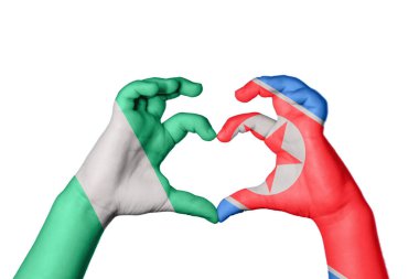 Nijerya Kuzey Kore Kalbi, El hareketi kalp yapma, Kırpma Yolu