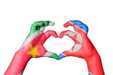 Kuzey Kore Kalbi Surinam, El hareketi kalp yapma, Kırpma Yolu