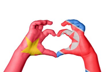 Vietnam Kuzey Kore Kalbi, El hareketi kalp yapma, Kırpma Yolu