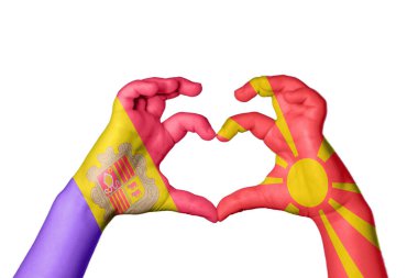 Andorra Kuzey Makedonya Kalbi, El hareketi kalp yapma, Kırpma Yolu