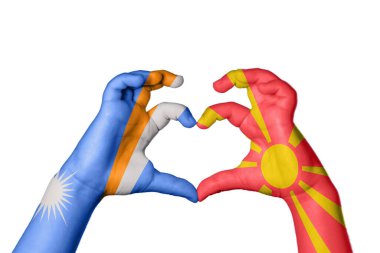 Marshall Adaları Kuzey Makedonya Kalp, El hareketi, kalp yapma, Kırpma Yolu