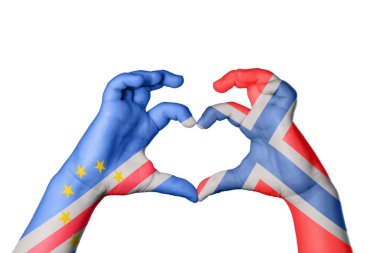 Cape Verde Norveç Kalbi, El hareketi kalp yapmak, Kırpma Yolu