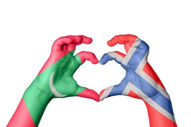 Maldivler Norveç Kalbi, El hareketi kalp yapma, Kırpma Yolu