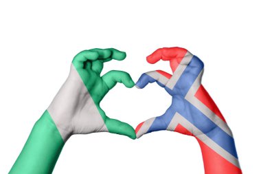 Nijerya Norveç Kalbi, El hareketi kalp yapma, Kırpma Yolu