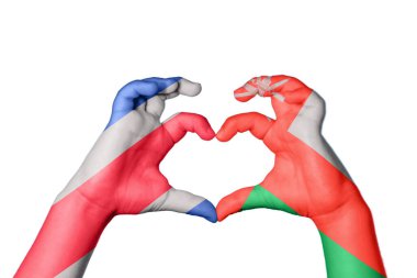 Kosta Rika Umman Kalbi, El hareketi kalp yapma, Kırpma Yolu