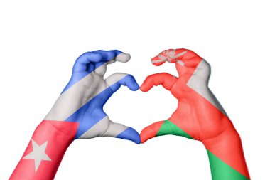 Küba Umman Kalbi, El hareketi kalp yapmak, Kırpma Yolu