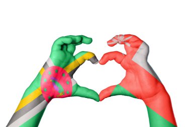 Dominica Umman Kalbi, El hareketi kalp yapma, Kırpma Yolu