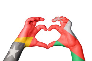 Doğu Timor Umman Kalbi, El hareketi kalp yapmak, Kırpma Yolu