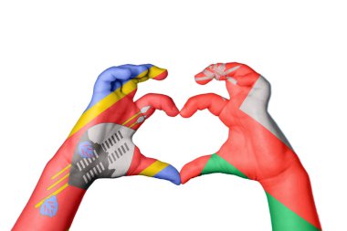 Eswatini Umman Kalbi, El hareketi kalp yapmak, Kırpma Yolu