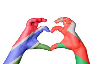 Gambiya Umman Kalbi, El hareketi kalp yapmak, Kırpma Yolu