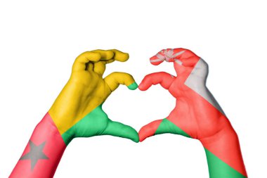 Gine Bissau Umman Kalbi, El hareketi kalp yapmak, Kırpma Yolu