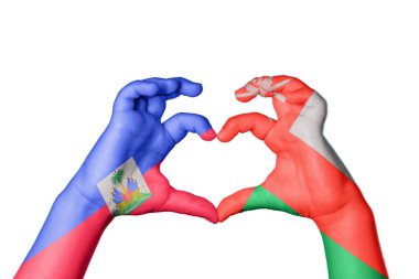 Haiti Umman Kalbi, El hareketi kalp yapma, Kırpma Yolu