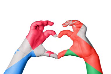 Panama Umman Kalbi, El hareketi kalp yapmak, Kırpma Yolu